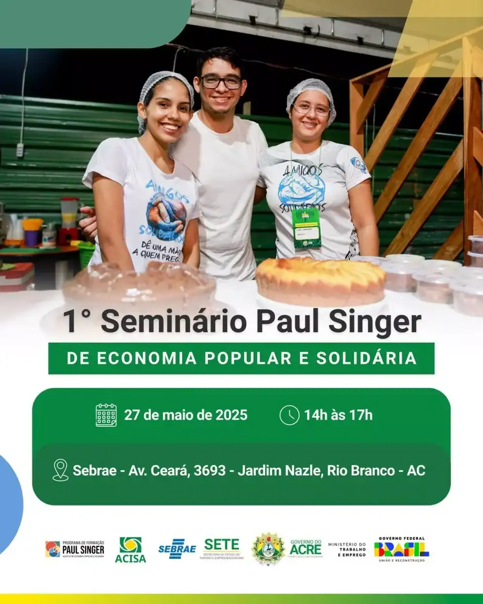 Seminário discute o desenvolvimento da economia solidária. Foto: Reprodução